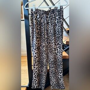 South Moon Under Leopard Print Straight Leg Pant Size Small